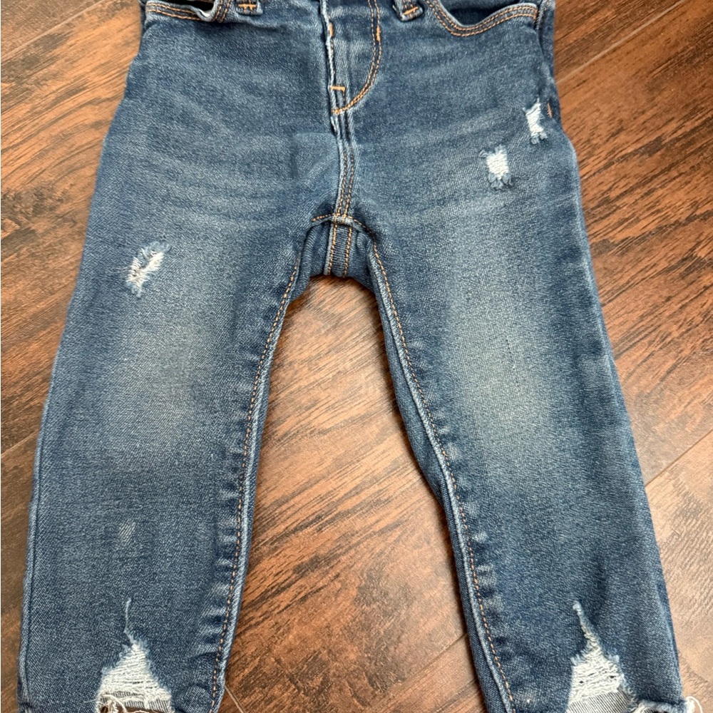 Old Navy Rockstar Blue Denim Jeggings size 18-24 months